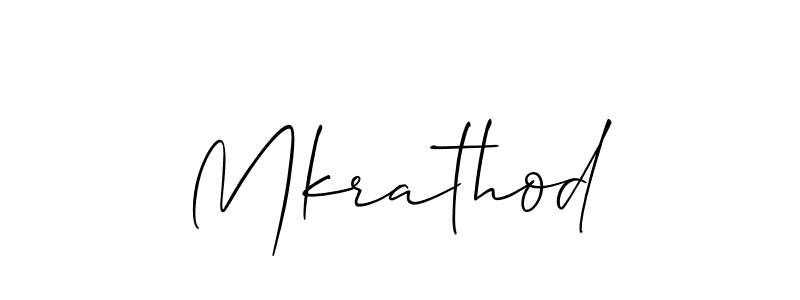 Best and Professional Signature Style for Mkrathod. Allison_Script Best Signature Style Collection. Mkrathod signature style 2 images and pictures png