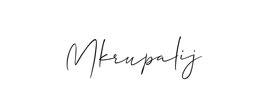 This is the best signature style for the Mkrupalij name. Also you like these signature font (Allison_Script). Mix name signature. Mkrupalij signature style 2 images and pictures png