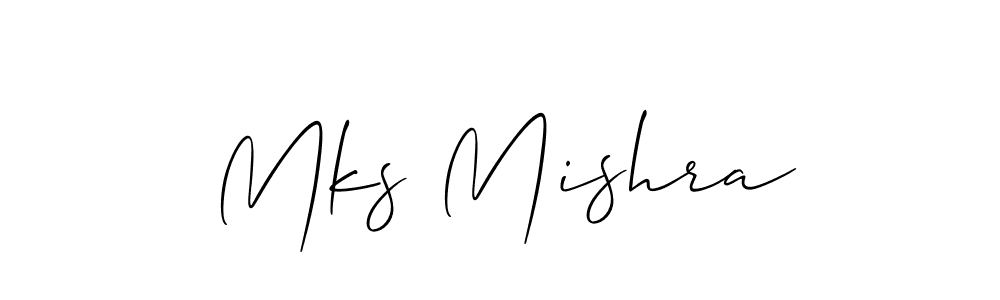 How to Draw Mks Mishra signature style? Allison_Script is a latest design signature styles for name Mks Mishra. Mks Mishra signature style 2 images and pictures png