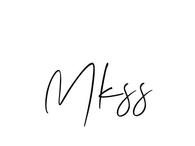 Mkss stylish signature style. Best Handwritten Sign (Allison_Script) for my name. Handwritten Signature Collection Ideas for my name Mkss. Mkss signature style 2 images and pictures png