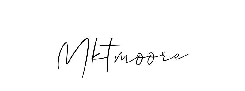 How to make Mktmoore signature? Allison_Script is a professional autograph style. Create handwritten signature for Mktmoore name. Mktmoore signature style 2 images and pictures png