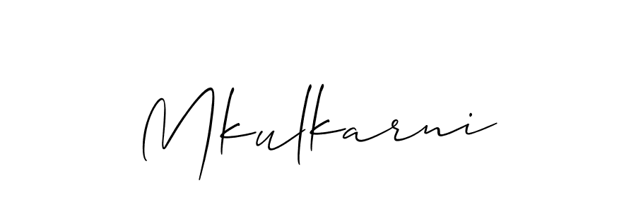 The best way (Allison_Script) to make a short signature is to pick only two or three words in your name. The name Mkulkarni include a total of six letters. For converting this name. Mkulkarni signature style 2 images and pictures png