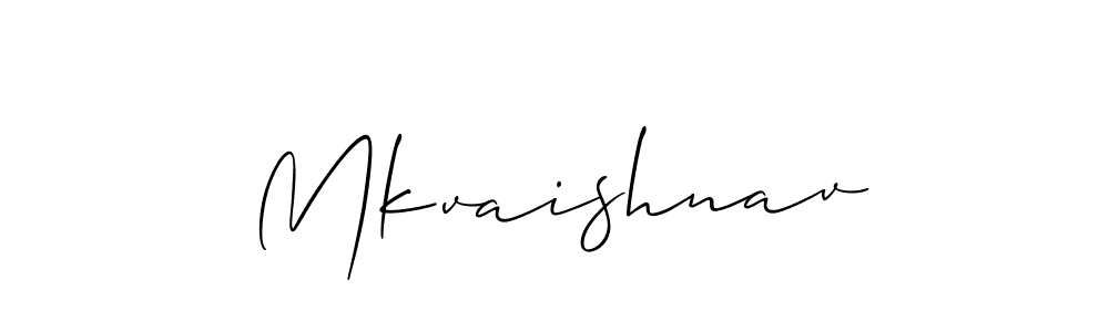 Make a short Mkvaishnav signature style. Manage your documents anywhere anytime using Allison_Script. Create and add eSignatures, submit forms, share and send files easily. Mkvaishnav signature style 2 images and pictures png