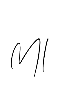 Similarly Allison_Script is the best handwritten signature design. Signature creator online .You can use it as an online autograph creator for name Ml. Ml signature style 2 images and pictures png
