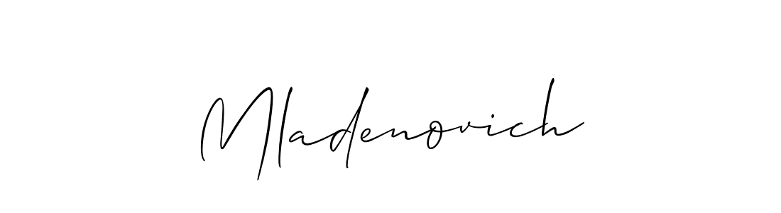 Make a beautiful signature design for name Mladenovich. Use this online signature maker to create a handwritten signature for free. Mladenovich signature style 2 images and pictures png