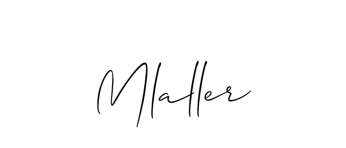 Best and Professional Signature Style for Mlaller. Allison_Script Best Signature Style Collection. Mlaller signature style 2 images and pictures png