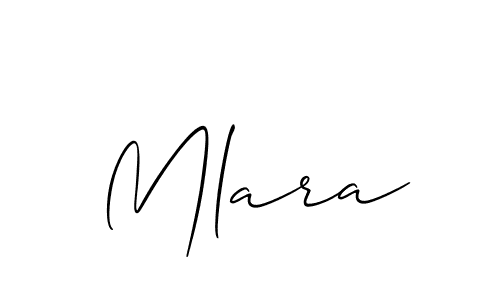 Make a short Mlara signature style. Manage your documents anywhere anytime using Allison_Script. Create and add eSignatures, submit forms, share and send files easily. Mlara signature style 2 images and pictures png