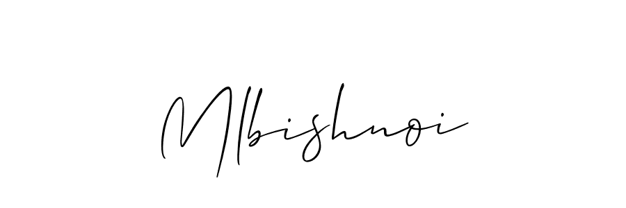 Best and Professional Signature Style for Mlbishnoi. Allison_Script Best Signature Style Collection. Mlbishnoi signature style 2 images and pictures png