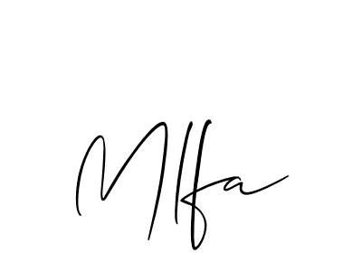 Similarly Allison_Script is the best handwritten signature design. Signature creator online .You can use it as an online autograph creator for name Mlfa. Mlfa signature style 2 images and pictures png