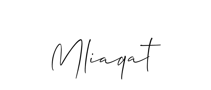 This is the best signature style for the Mliaqat name. Also you like these signature font (Allison_Script). Mix name signature. Mliaqat signature style 2 images and pictures png