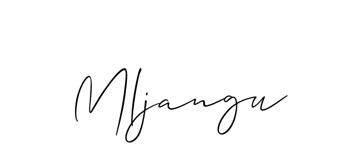 if you are searching for the best signature style for your name Mljangu. so please give up your signature search. here we have designed multiple signature styles  using Allison_Script. Mljangu signature style 2 images and pictures png