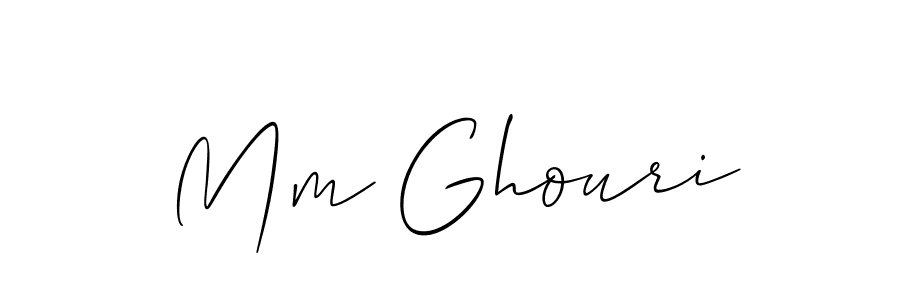 How to Draw Mm Ghouri signature style? Allison_Script is a latest design signature styles for name Mm Ghouri. Mm Ghouri signature style 2 images and pictures png