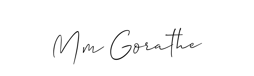 Once you've used our free online signature maker to create your best signature Allison_Script style, it's time to enjoy all of the benefits that Mm Gorathe name signing documents. Mm Gorathe signature style 2 images and pictures png