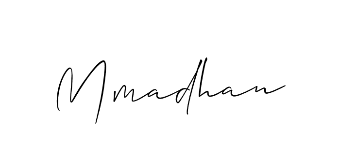 Also You can easily find your signature by using the search form. We will create Mmadhan name handwritten signature images for you free of cost using Allison_Script sign style. Mmadhan signature style 2 images and pictures png