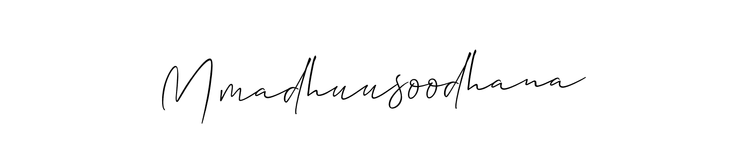 Make a beautiful signature design for name Mmadhuusoodhana. Use this online signature maker to create a handwritten signature for free. Mmadhuusoodhana signature style 2 images and pictures png