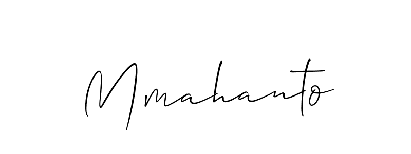 You should practise on your own different ways (Allison_Script) to write your name (Mmahanto) in signature. don't let someone else do it for you. Mmahanto signature style 2 images and pictures png