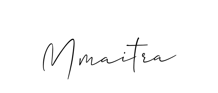 The best way (Allison_Script) to make a short signature is to pick only two or three words in your name. The name Mmaitra include a total of six letters. For converting this name. Mmaitra signature style 2 images and pictures png