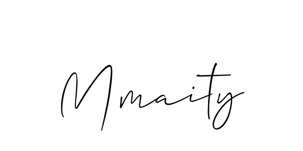 How to make Mmaity signature? Allison_Script is a professional autograph style. Create handwritten signature for Mmaity name. Mmaity signature style 2 images and pictures png