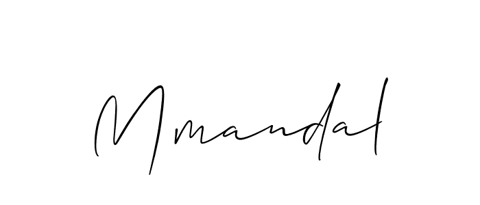 How to make Mmandal name signature. Use Allison_Script style for creating short signs online. This is the latest handwritten sign. Mmandal signature style 2 images and pictures png