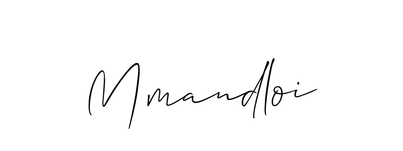 Best and Professional Signature Style for Mmandloi. Allison_Script Best Signature Style Collection. Mmandloi signature style 2 images and pictures png