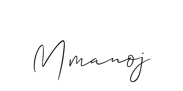 How to make Mmanoj name signature. Use Allison_Script style for creating short signs online. This is the latest handwritten sign. Mmanoj signature style 2 images and pictures png