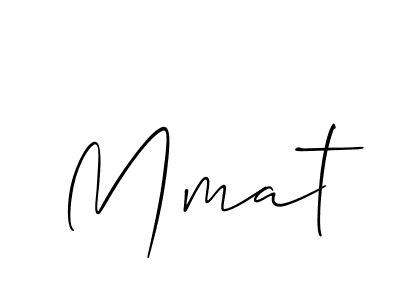Make a beautiful signature design for name Mmat. With this signature (Allison_Script) style, you can create a handwritten signature for free. Mmat signature style 2 images and pictures png