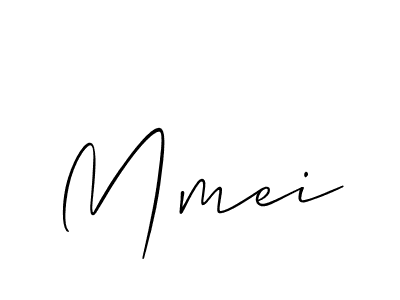 How to make Mmei name signature. Use Allison_Script style for creating short signs online. This is the latest handwritten sign. Mmei signature style 2 images and pictures png