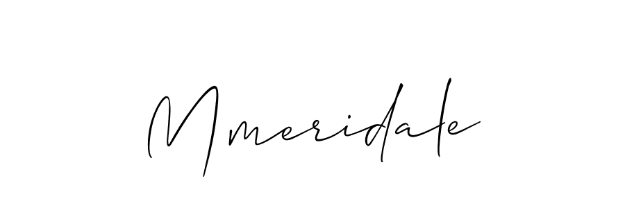 It looks lik you need a new signature style for name Mmeridale. Design unique handwritten (Allison_Script) signature with our free signature maker in just a few clicks. Mmeridale signature style 2 images and pictures png