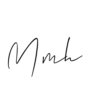 Also You can easily find your signature by using the search form. We will create Mmh name handwritten signature images for you free of cost using Allison_Script sign style. Mmh signature style 2 images and pictures png