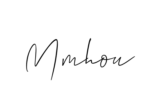 Also You can easily find your signature by using the search form. We will create Mmhou name handwritten signature images for you free of cost using Allison_Script sign style. Mmhou signature style 2 images and pictures png