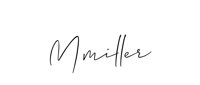 Make a beautiful signature design for name Mmiller. With this signature (Allison_Script) style, you can create a handwritten signature for free. Mmiller signature style 2 images and pictures png