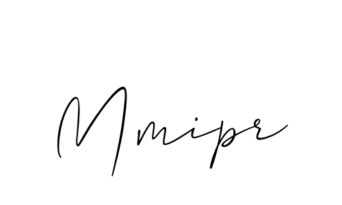The best way (Allison_Script) to make a short signature is to pick only two or three words in your name. The name Mmipr include a total of six letters. For converting this name. Mmipr signature style 2 images and pictures png