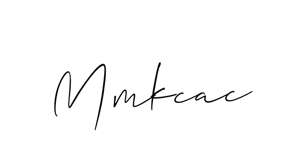 How to Draw Mmkcac signature style? Allison_Script is a latest design signature styles for name Mmkcac. Mmkcac signature style 2 images and pictures png