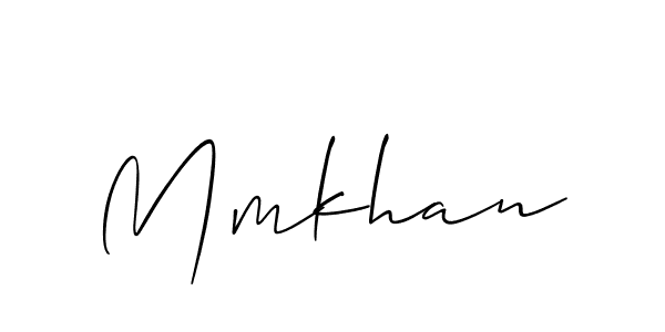 How to make Mmkhan signature? Allison_Script is a professional autograph style. Create handwritten signature for Mmkhan name. Mmkhan signature style 2 images and pictures png