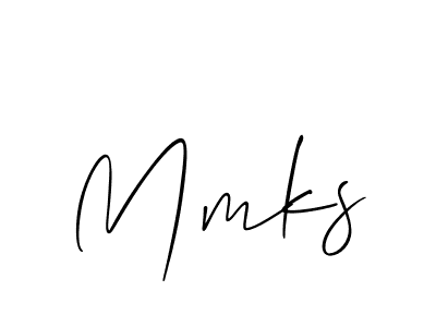 if you are searching for the best signature style for your name Mmks. so please give up your signature search. here we have designed multiple signature styles  using Allison_Script. Mmks signature style 2 images and pictures png