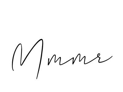 The best way (Allison_Script) to make a short signature is to pick only two or three words in your name. The name Mmmr include a total of six letters. For converting this name. Mmmr signature style 2 images and pictures png