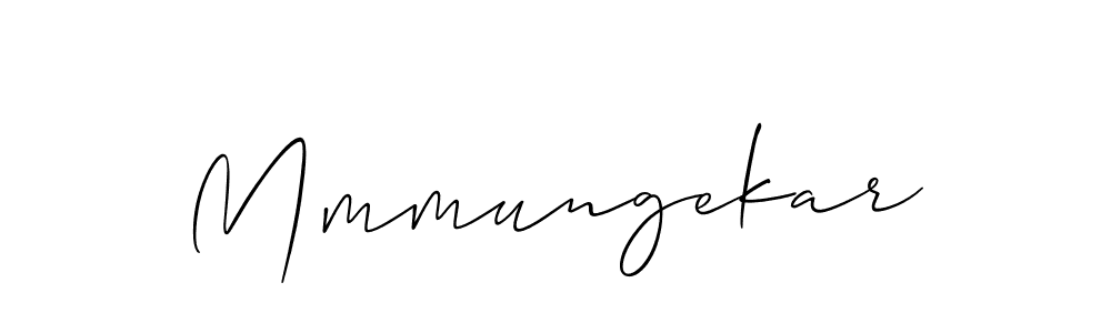 How to make Mmmungekar name signature. Use Allison_Script style for creating short signs online. This is the latest handwritten sign. Mmmungekar signature style 2 images and pictures png