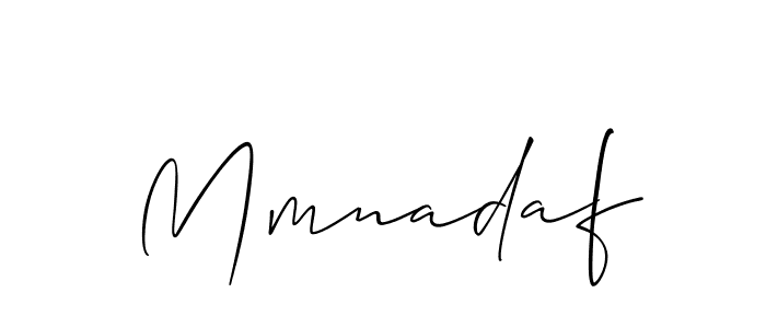 Make a beautiful signature design for name Mmnadaf. Use this online signature maker to create a handwritten signature for free. Mmnadaf signature style 2 images and pictures png