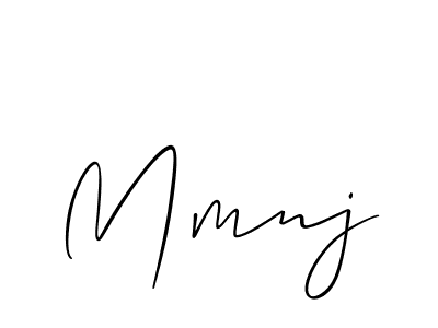 if you are searching for the best signature style for your name Mmnj. so please give up your signature search. here we have designed multiple signature styles  using Allison_Script. Mmnj signature style 2 images and pictures png