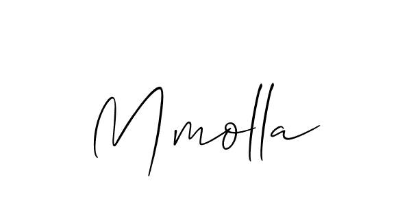 Also we have Mmolla name is the best signature style. Create professional handwritten signature collection using Allison_Script autograph style. Mmolla signature style 2 images and pictures png