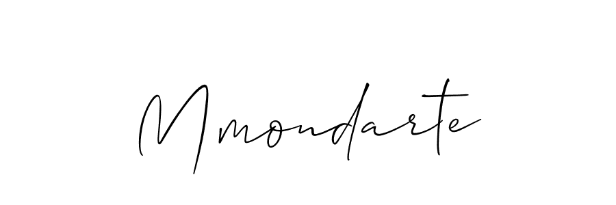 Create a beautiful signature design for name Mmondarte. With this signature (Allison_Script) fonts, you can make a handwritten signature for free. Mmondarte signature style 2 images and pictures png