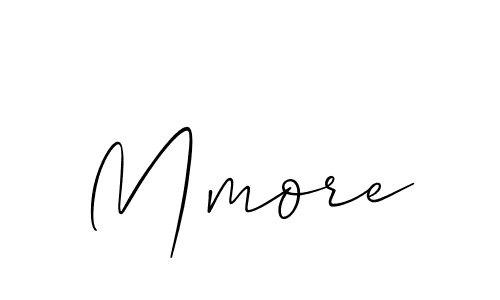 How to make Mmore signature? Allison_Script is a professional autograph style. Create handwritten signature for Mmore name. Mmore signature style 2 images and pictures png