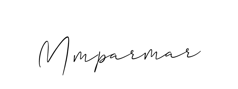 How to make Mmparmar signature? Allison_Script is a professional autograph style. Create handwritten signature for Mmparmar name. Mmparmar signature style 2 images and pictures png