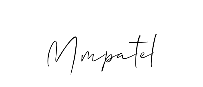 How to Draw Mmpatel signature style? Allison_Script is a latest design signature styles for name Mmpatel. Mmpatel signature style 2 images and pictures png