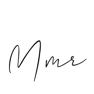 Use a signature maker to create a handwritten signature online. With this signature software, you can design (Allison_Script) your own signature for name Mmr. Mmr signature style 2 images and pictures png