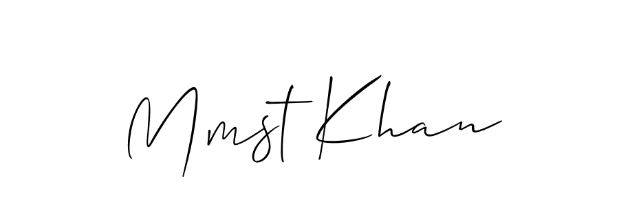 Best and Professional Signature Style for Mmst Khan. Allison_Script Best Signature Style Collection. Mmst Khan signature style 2 images and pictures png