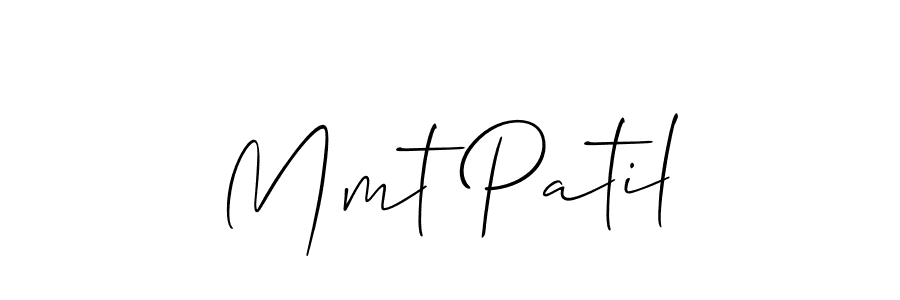 Check out images of Autograph of Mmt Patil name. Actor Mmt Patil Signature Style. Allison_Script is a professional sign style online. Mmt Patil signature style 2 images and pictures png