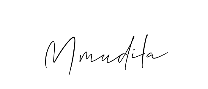 The best way (Allison_Script) to make a short signature is to pick only two or three words in your name. The name Mmudila include a total of six letters. For converting this name. Mmudila signature style 2 images and pictures png