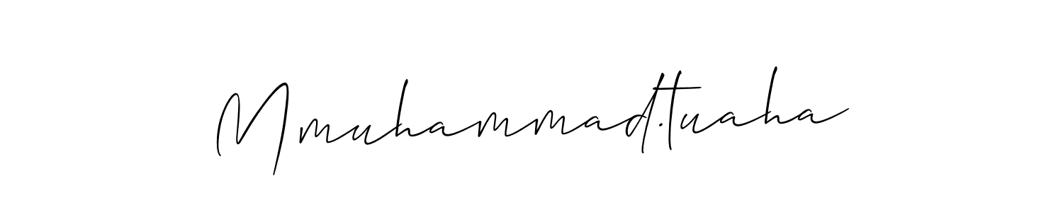 How to make Mmuhammad.tuaha signature? Allison_Script is a professional autograph style. Create handwritten signature for Mmuhammad.tuaha name. Mmuhammad.tuaha signature style 2 images and pictures png