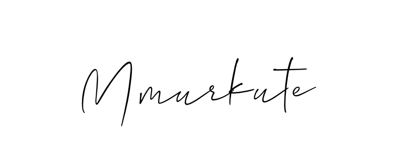 Make a beautiful signature design for name Mmurkute. With this signature (Allison_Script) style, you can create a handwritten signature for free. Mmurkute signature style 2 images and pictures png